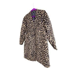 Women's Torrid Cheetah Print Long Coat Jacket Size 2